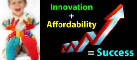 Innovation plus affodability